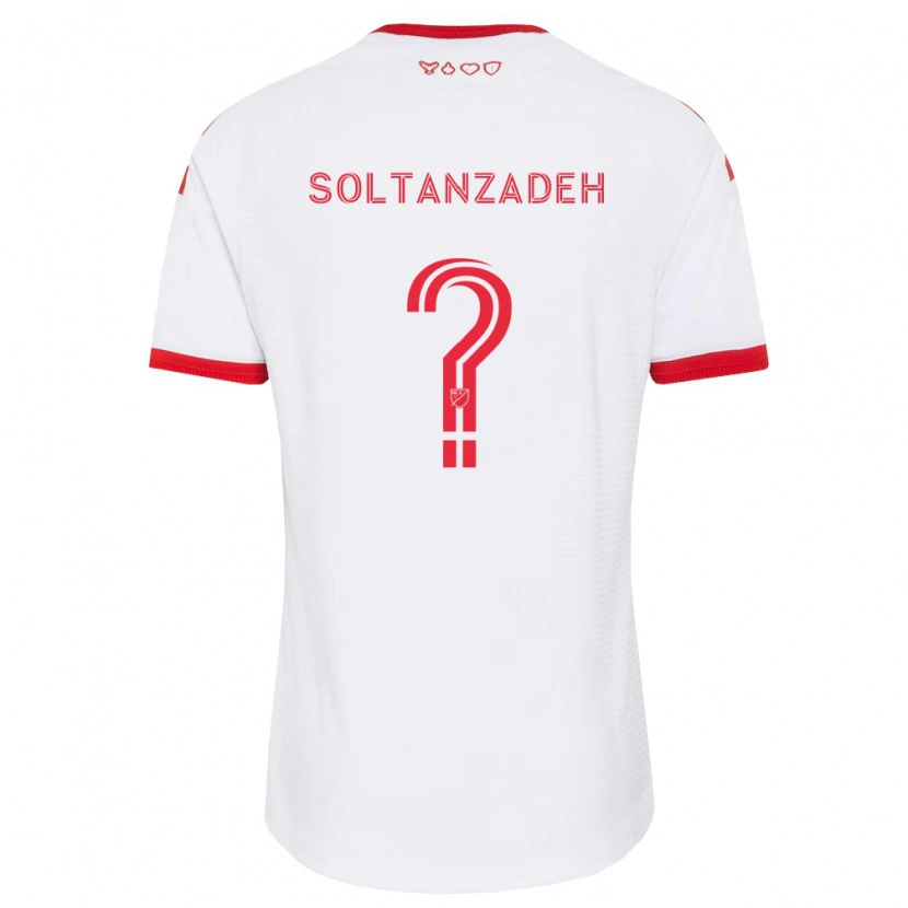 Danxen Kinder Shayan Soltanzadeh #0 Weiß Rot Schwarz Auswärtstrikot Trikot 2026/27 T-Shirt Schweiz