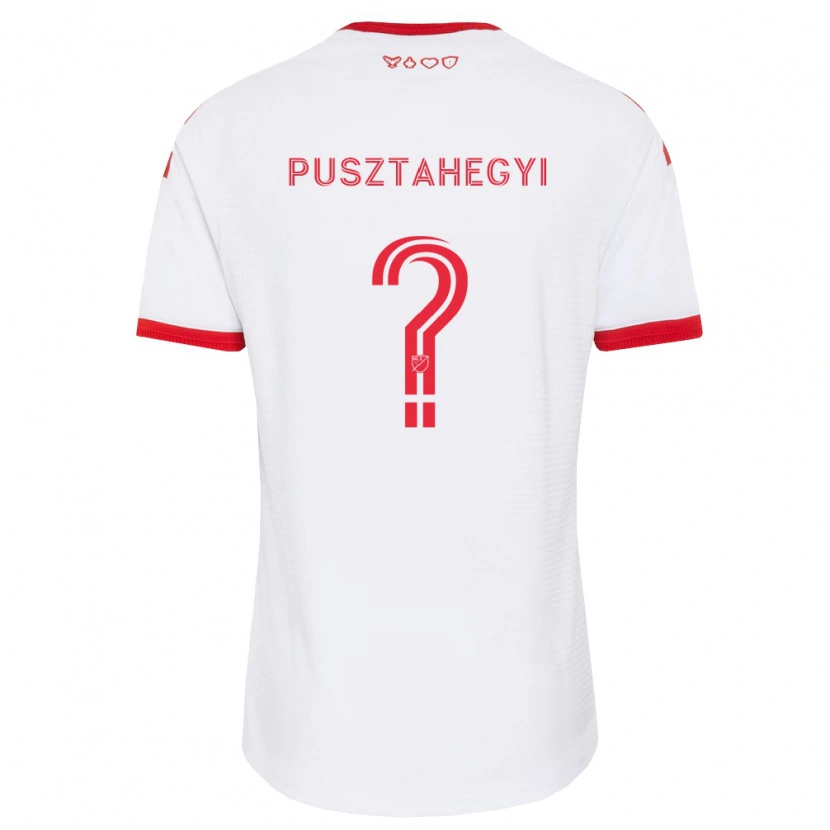 Danxen Kinder Tristan Pusztahegyi #0 Weiß Rot Schwarz Auswärtstrikot Trikot 2026/27 T-Shirt Schweiz