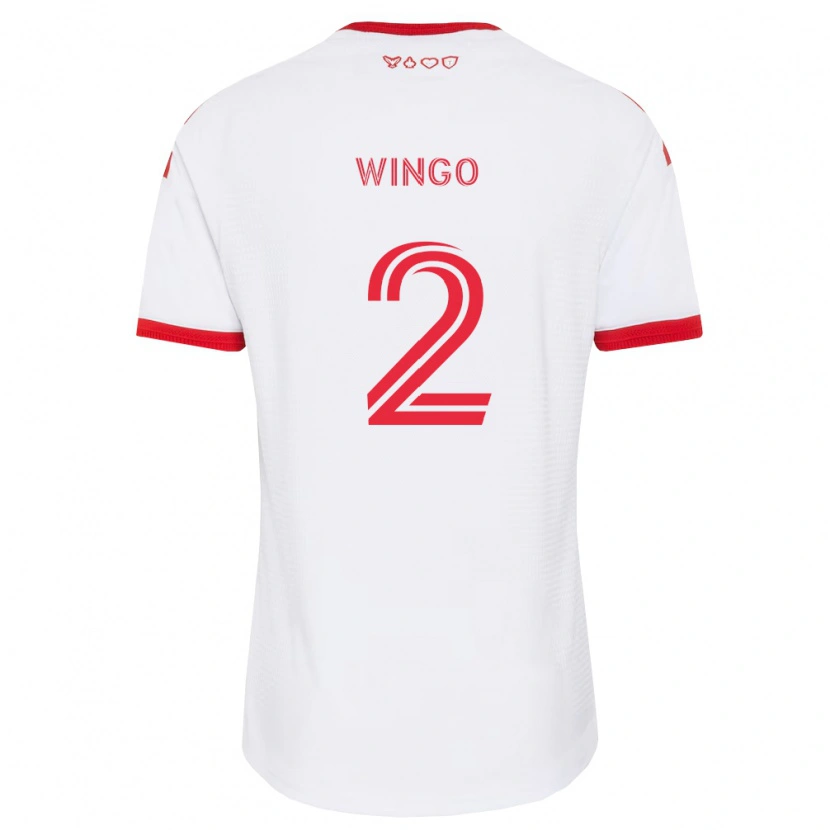 Danxen Kinder Henry Wingo #2 Weiß Rot Schwarz Auswärtstrikot Trikot 2026/27 T-Shirt Schweiz