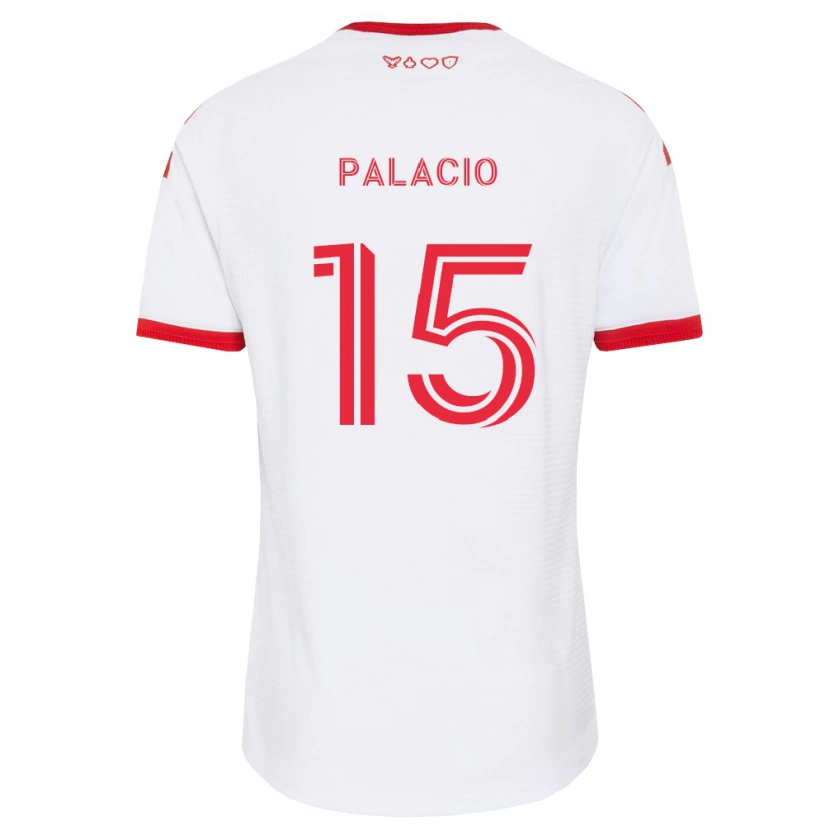 Danxen Kinder Nelson Palacio #15 Weiß Rot Schwarz Auswärtstrikot Trikot 2026/27 T-Shirt Schweiz