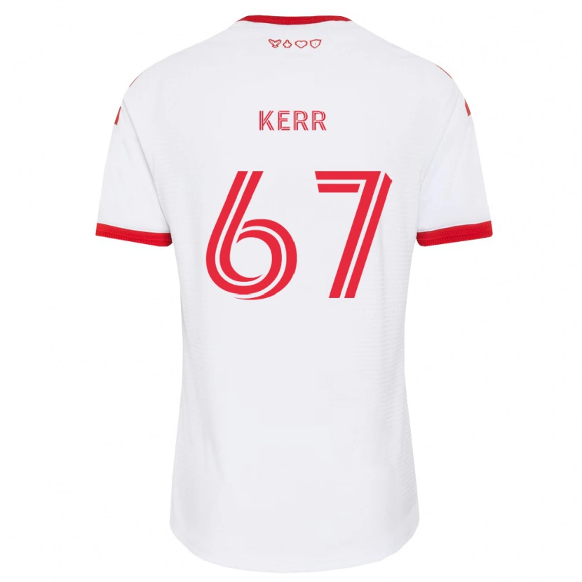 Danxen Kinder Kervon Kerr #67 Weiß Rot Schwarz Auswärtstrikot Trikot 2026/27 T-Shirt Schweiz
