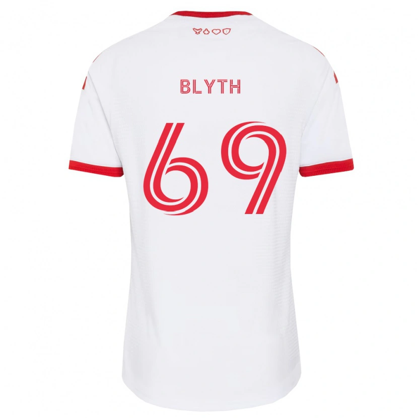 Danxen Kinder Tristan Blyth #69 Weiß Rot Schwarz Auswärtstrikot Trikot 2026/27 T-Shirt Schweiz