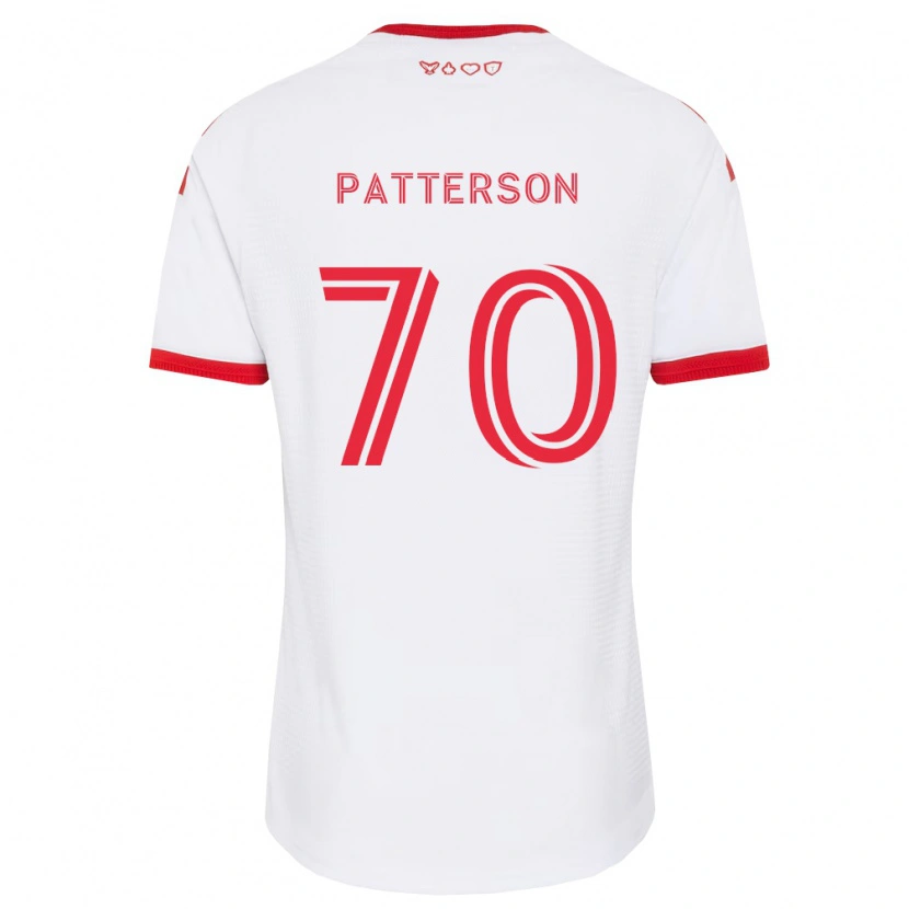 Danxen Kinder Harrison Patterson #70 Weiß Rot Schwarz Auswärtstrikot Trikot 2026/27 T-Shirt Schweiz