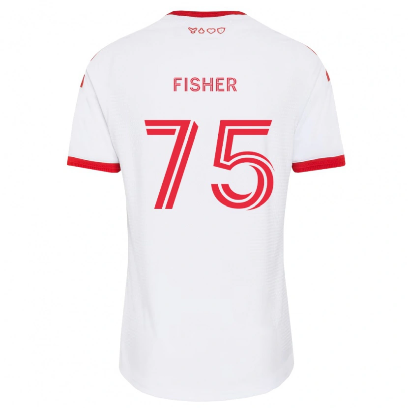 Danxen Kinder Reid Fisher #75 Weiß Rot Schwarz Auswärtstrikot Trikot 2026/27 T-Shirt Schweiz