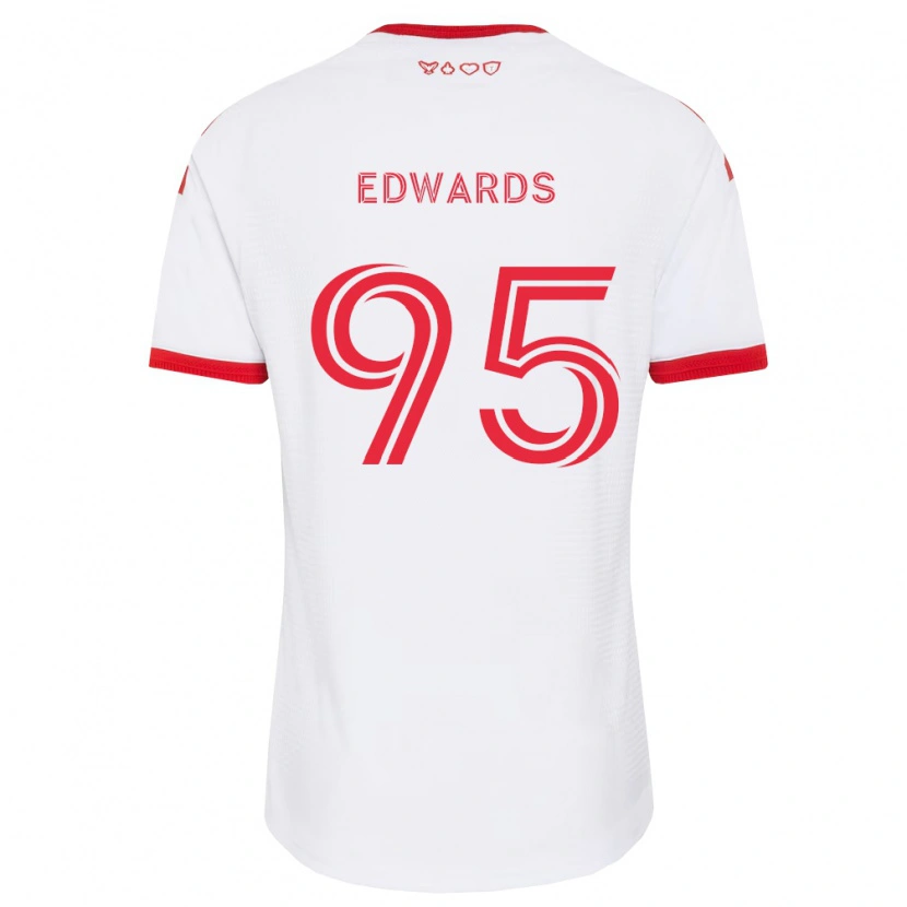 Danxen Kinder Nathaniel Edwards #95 Weiß Rot Schwarz Auswärtstrikot Trikot 2026/27 T-Shirt Schweiz