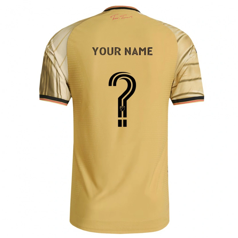 Danxen Kinder Ihren Namen #0 Braun Gelb Schwarz Auswärtstrikot Trikot 2026/27 T-Shirt Schweiz