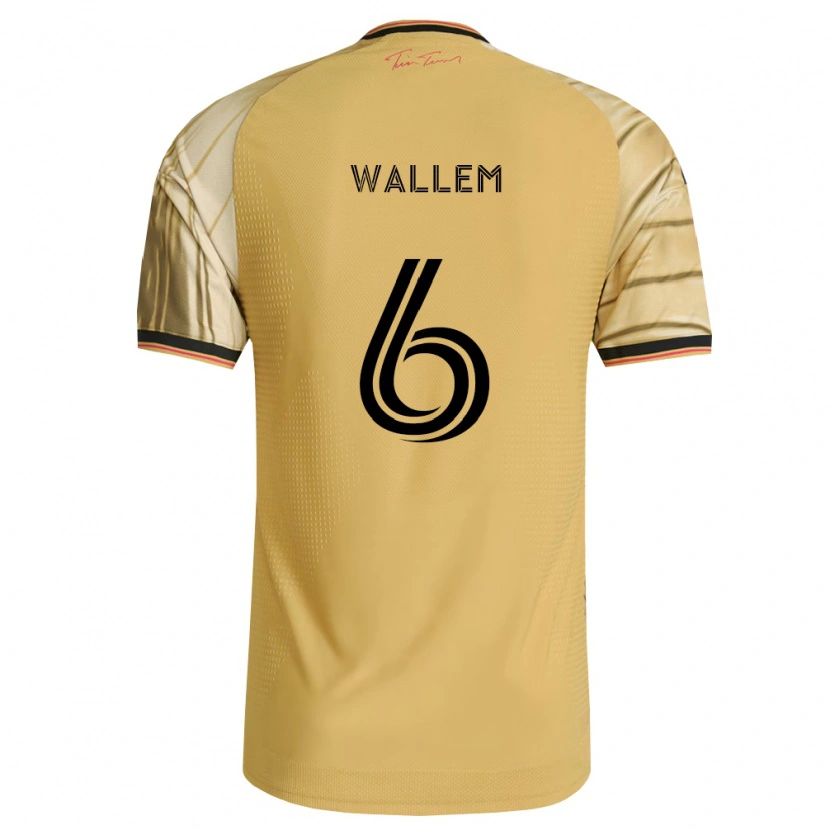 Danxen Kinder Conrad Wallem #6 Braun Gelb Schwarz Auswärtstrikot Trikot 2026/27 T-Shirt Schweiz