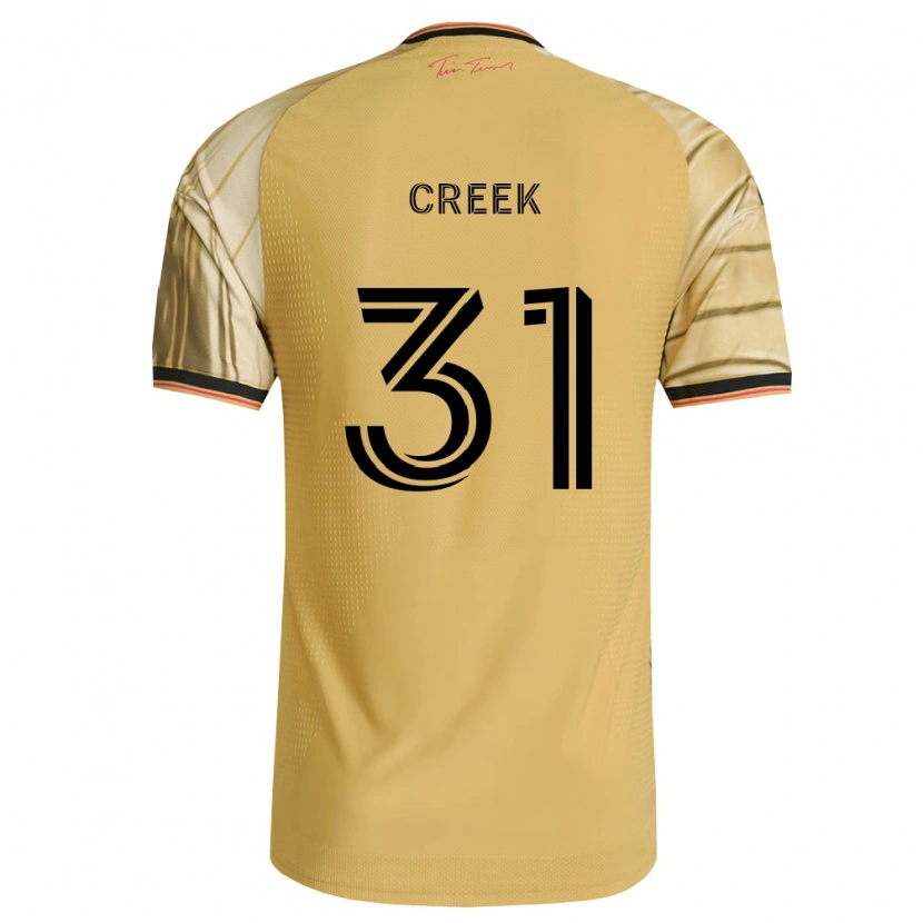 Danxen Kinder Michael Creek #31 Braun Gelb Schwarz Auswärtstrikot Trikot 2026/27 T-Shirt Schweiz