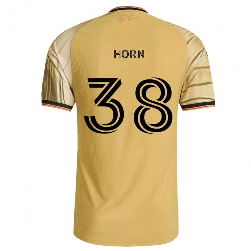 Danxen Kinder Jannes Horn #38 Braun Gelb Schwarz Auswärtstrikot Trikot 2026/27 T-Shirt Schweiz