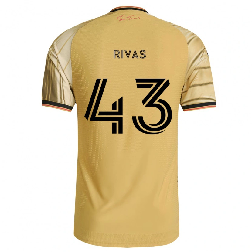 Danxen Kinder Sergio Rivas #43 Braun Gelb Schwarz Auswärtstrikot Trikot 2026/27 T-Shirt Schweiz