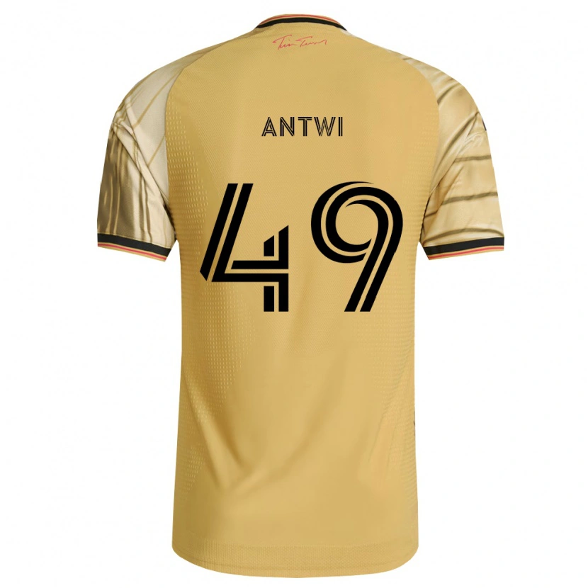 Danxen Kinder Seth Antwi #49 Braun Gelb Schwarz Auswärtstrikot Trikot 2026/27 T-Shirt Schweiz