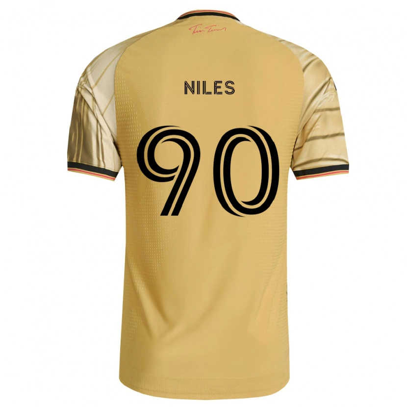 Danxen Kinder Eddie Niles #90 Braun Gelb Schwarz Auswärtstrikot Trikot 2026/27 T-Shirt Schweiz