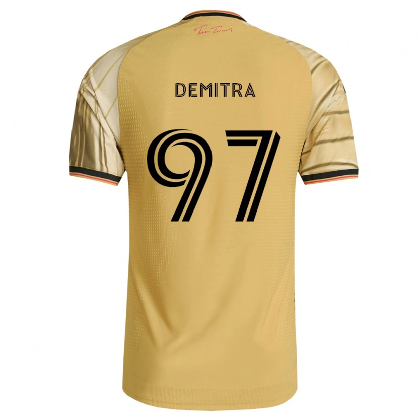 Danxen Kinder Lucas Demitra #97 Braun Gelb Schwarz Auswärtstrikot Trikot 2026/27 T-Shirt Schweiz