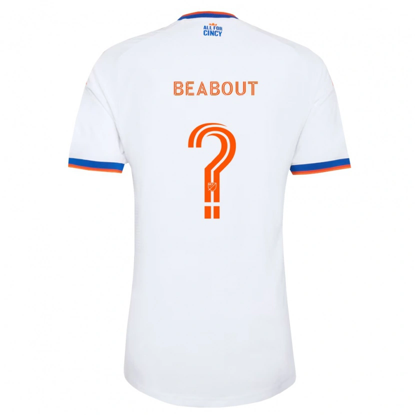 Danxen Kinder Oli Beabout #0 Weiß Marineblau Orange Auswärtstrikot Trikot 2026/27 T-Shirt Schweiz