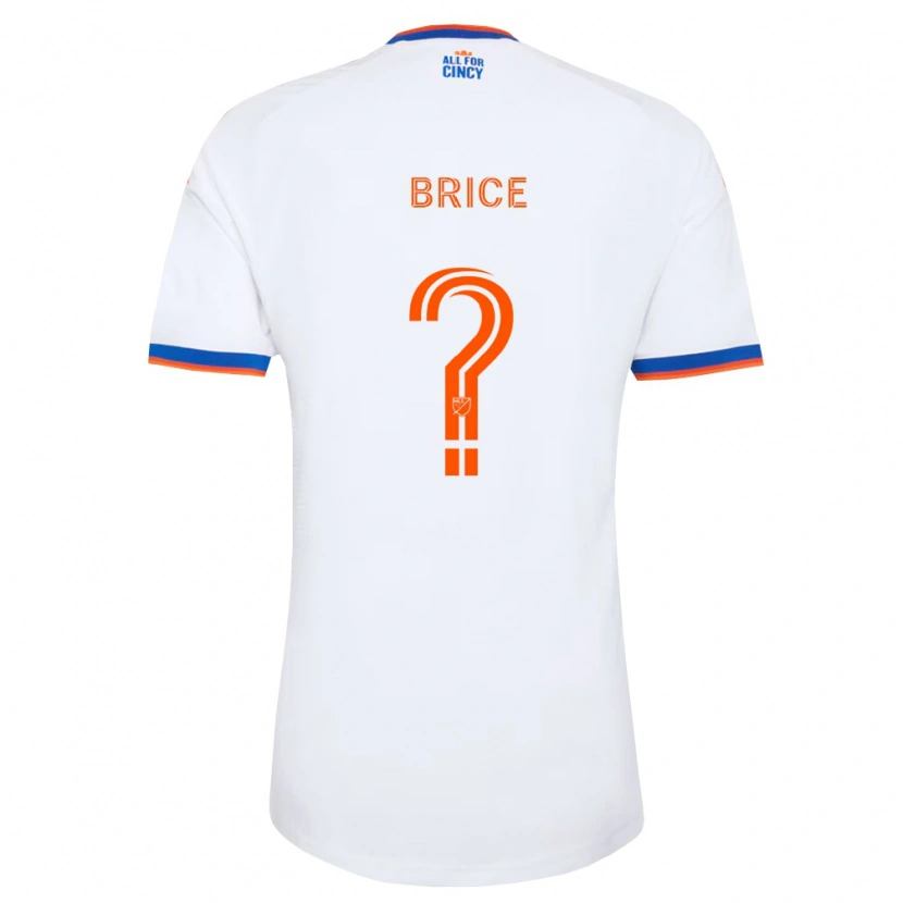 Danxen Kinder Nolan Brice #0 Weiß Marineblau Orange Auswärtstrikot Trikot 2026/27 T-Shirt Schweiz