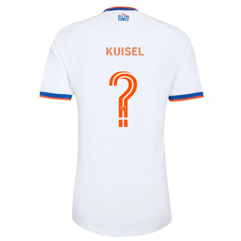 Danxen Kinder William Kuisel #0 Weiß Marineblau Orange Auswärtstrikot Trikot 2026/27 T-Shirt Schweiz