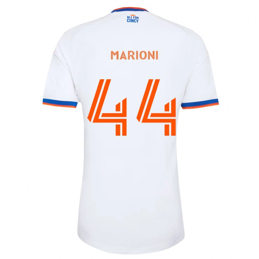 Danxen Kinder Giovanni Marioni #44 Weiß Marineblau Orange Auswärtstrikot Trikot 2026/27 T-Shirt Schweiz