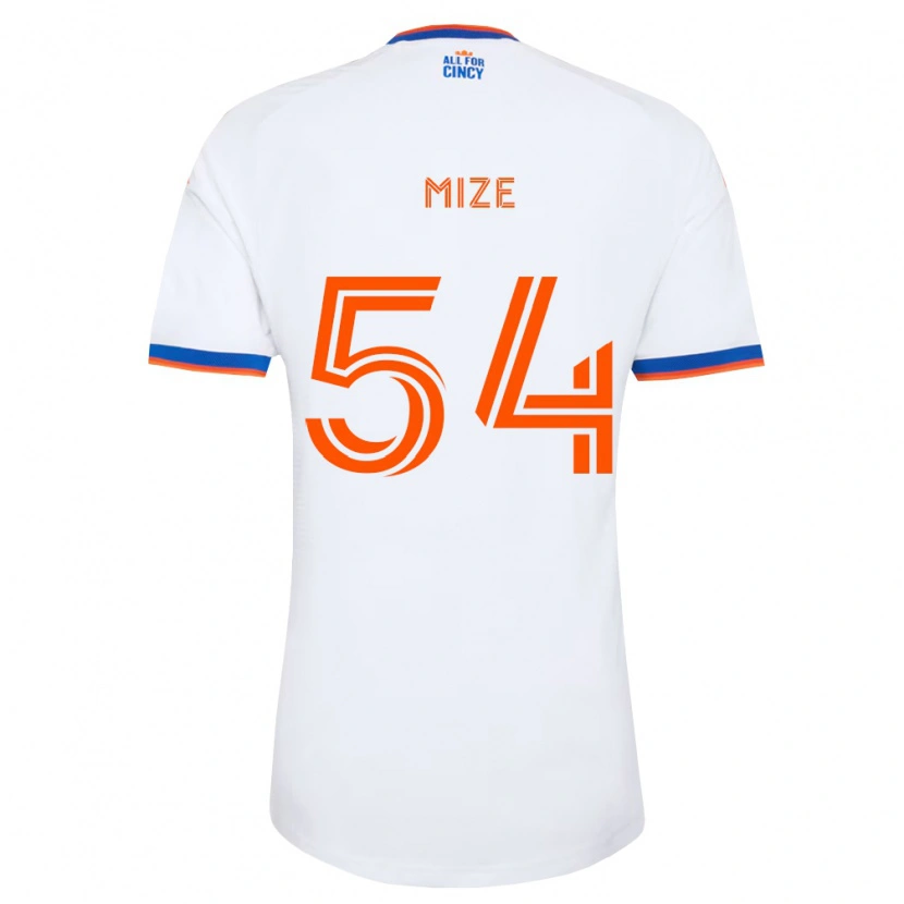 Danxen Kinder Jack Mize #54 Weiß Marineblau Orange Auswärtstrikot Trikot 2026/27 T-Shirt Schweiz