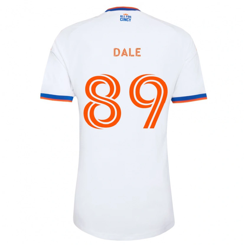 Danxen Kinder Connor Dale #89 Weiß Marineblau Orange Auswärtstrikot Trikot 2026/27 T-Shirt Schweiz