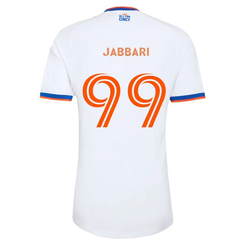 Danxen Kinder Ayoub Jabbari #99 Weiß Marineblau Orange Auswärtstrikot Trikot 2026/27 T-Shirt Schweiz