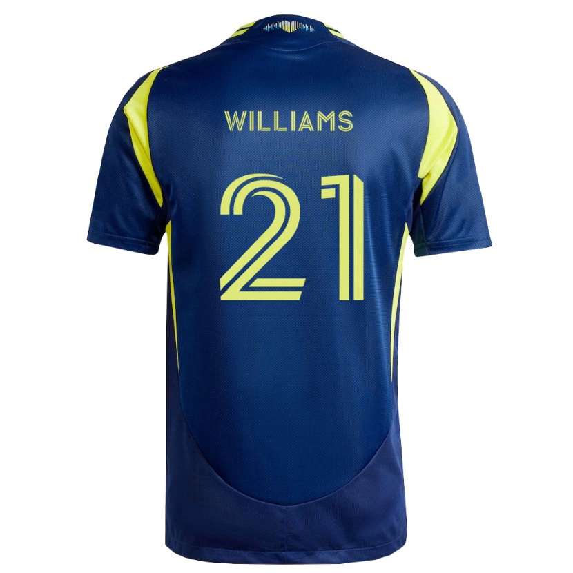 Danxen Kinder Thomas Williams #21 Gelb Marineblau Auswärtstrikot Trikot 2026/27 T-Shirt Schweiz