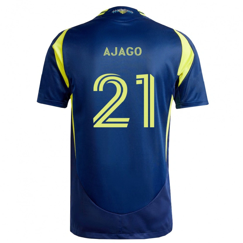 Danxen Kinder Forster Ajago #21 Gelb Marineblau Auswärtstrikot Trikot 2026/27 T-Shirt Schweiz