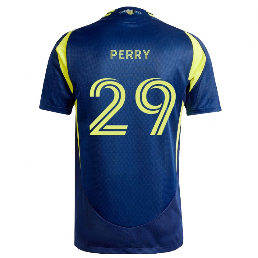 Danxen Kinder Nebiyou Perry #29 Gelb Marineblau Auswärtstrikot Trikot 2026/27 T-Shirt Schweiz