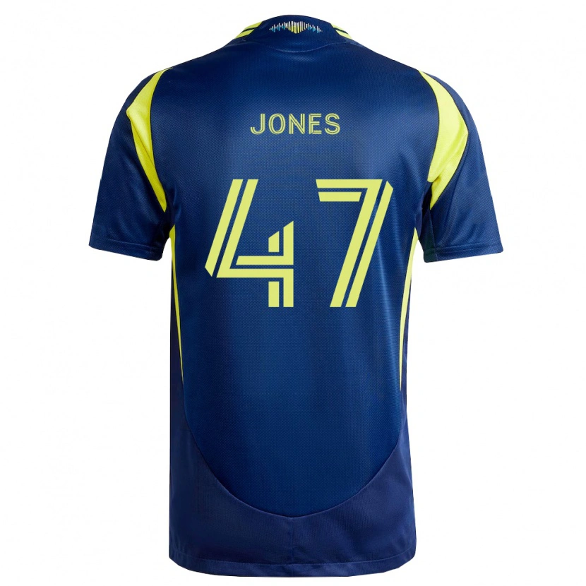 Danxen Kinder Isaiah Jones #47 Gelb Marineblau Auswärtstrikot Trikot 2026/27 T-Shirt Schweiz