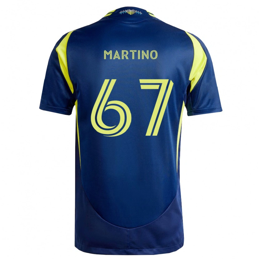 Danxen Kinder Ben Martino #67 Gelb Marineblau Auswärtstrikot Trikot 2026/27 T-Shirt Schweiz