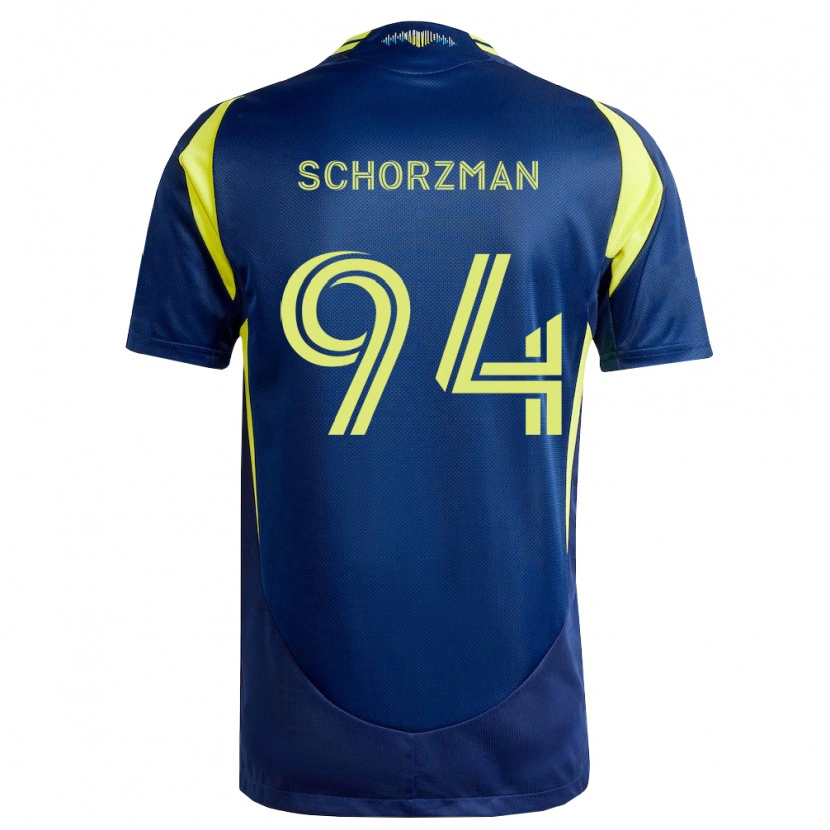 Danxen Kinder Eamon Schorzman #94 Gelb Marineblau Auswärtstrikot Trikot 2026/27 T-Shirt Schweiz