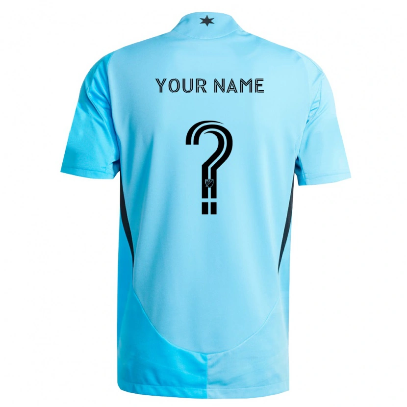 Danxen Kinder Ihren Namen #0 Hellblau Schwarz Auswärtstrikot Trikot 2026/27 T-Shirt Schweiz