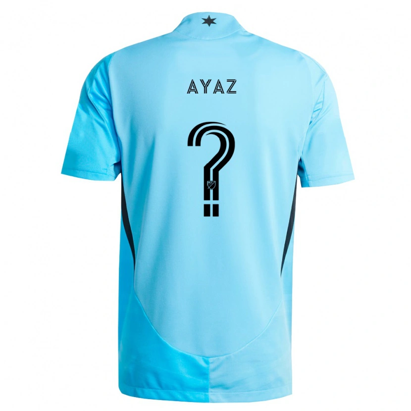 Danxen Kinder Luke Ayaz #0 Hellblau Schwarz Auswärtstrikot Trikot 2026/27 T-Shirt Schweiz