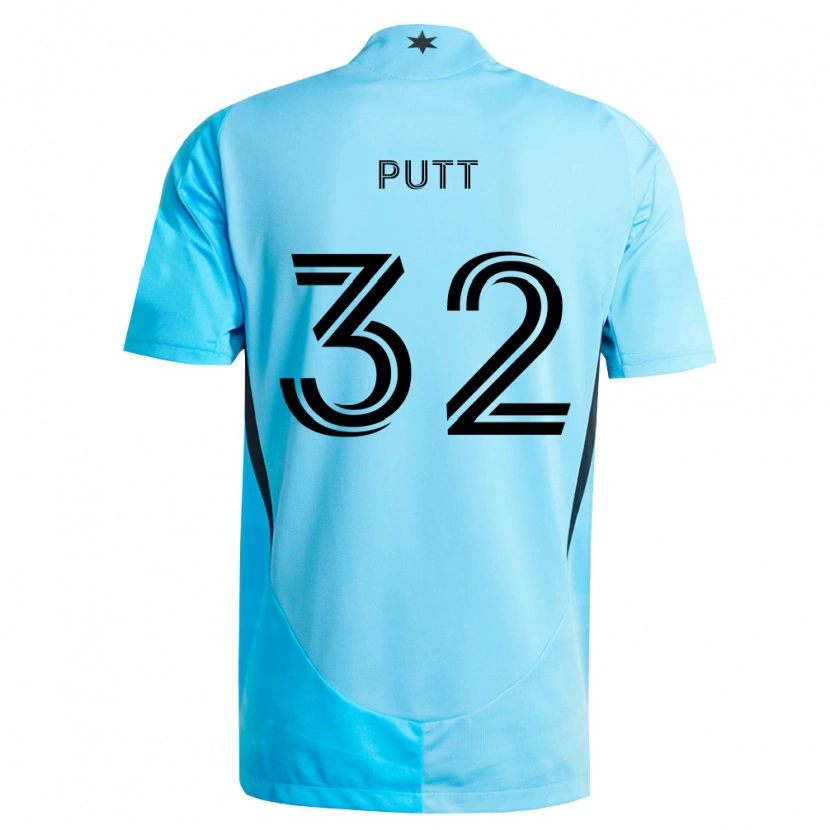 Danxen Kinder Troy Putt #32 Hellblau Schwarz Auswärtstrikot Trikot 2026/27 T-Shirt Schweiz