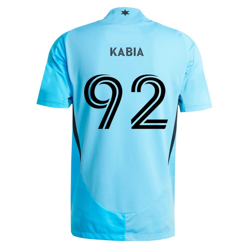 Danxen Kinder Alpha Kabia #92 Hellblau Schwarz Auswärtstrikot Trikot 2026/27 T-Shirt Schweiz