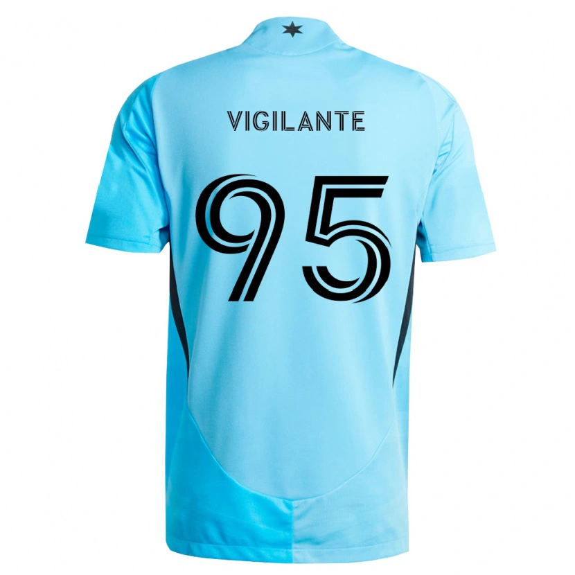 Danxen Kinder Sam Vigilante #95 Hellblau Schwarz Auswärtstrikot Trikot 2026/27 T-Shirt Schweiz