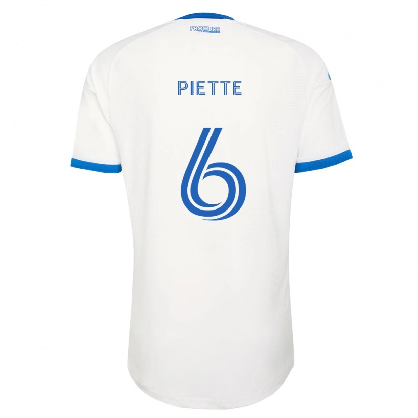 Danxen Kinder Samuel Piette #6 Himmelblau Weiß Auswärtstrikot Trikot 2026/27 T-Shirt Schweiz