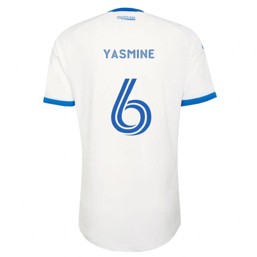 Danxen Kinder Décombe Yasmine #6 Himmelblau Weiß Auswärtstrikot Trikot 2026/27 T-Shirt Schweiz