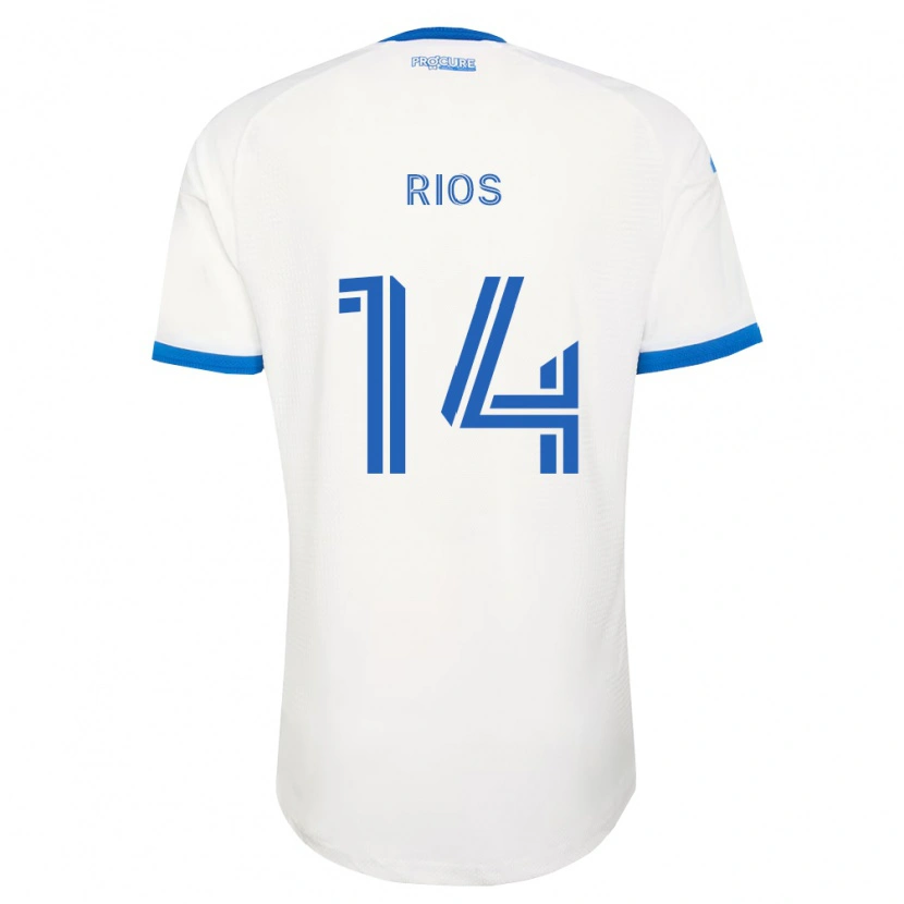 Danxen Kinder Daniel Ríos #14 Himmelblau Weiß Auswärtstrikot Trikot 2026/27 T-Shirt Schweiz