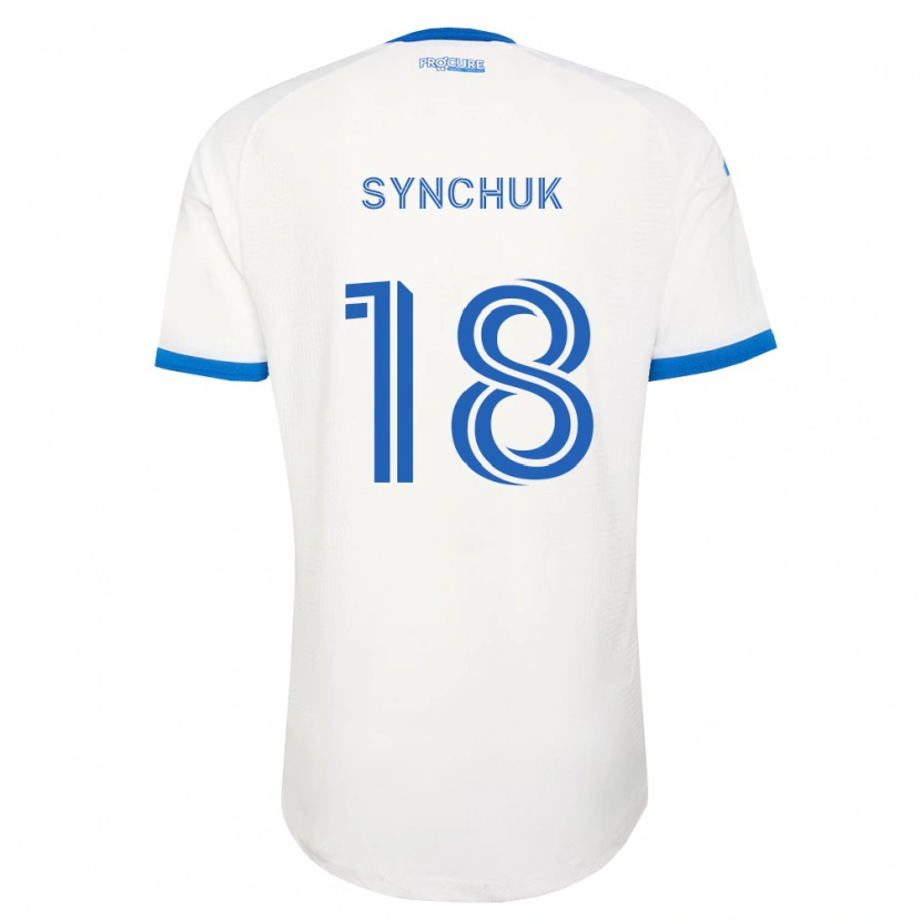 Danxen Kinder Gennadiy Synchuk #18 Himmelblau Weiß Auswärtstrikot Trikot 2026/27 T-Shirt Schweiz