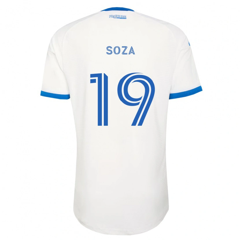 Danxen Kinder Joel Soza #19 Himmelblau Weiß Auswärtstrikot Trikot 2026/27 T-Shirt Schweiz