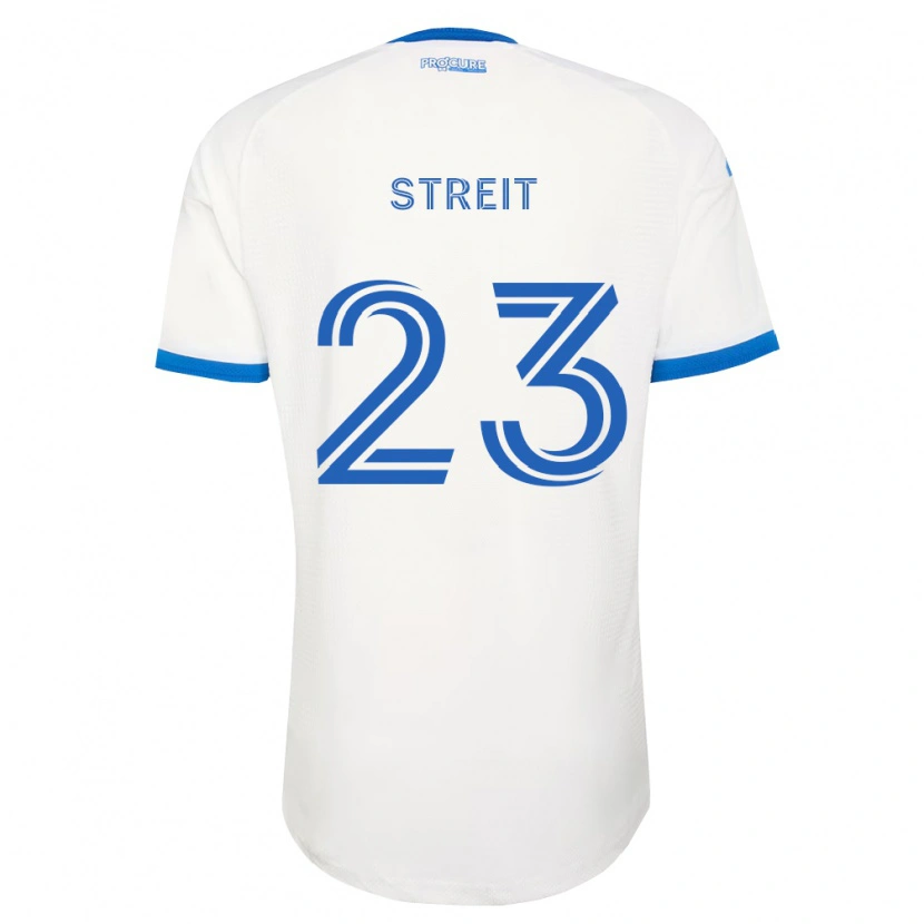 Danxen Kinder Noah Streit #23 Himmelblau Weiß Auswärtstrikot Trikot 2026/27 T-Shirt Schweiz