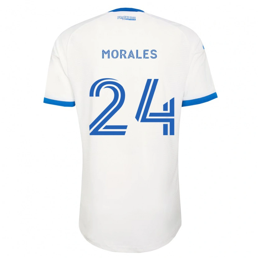 Danxen Kinder Efraín Morales #24 Himmelblau Weiß Auswärtstrikot Trikot 2026/27 T-Shirt Schweiz