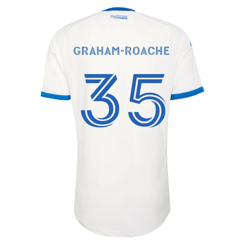 Danxen Kinder Owen Graham-Roache #35 Himmelblau Weiß Auswärtstrikot Trikot 2026/27 T-Shirt Schweiz
