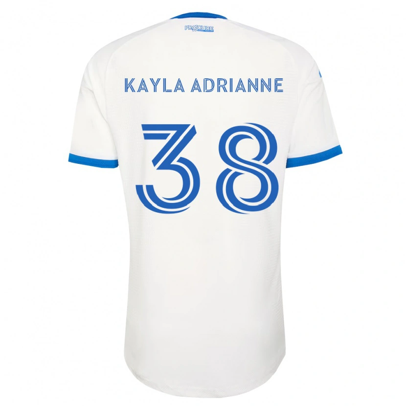 Danxen Kinder Kamdem Kayla Adrianne #38 Himmelblau Weiß Auswärtstrikot Trikot 2026/27 T-Shirt Schweiz