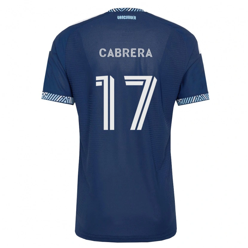 Danxen Kinder Kenji Cabrera #17 Tiefblau Weiß Auswärtstrikot Trikot 2026/27 T-Shirt Schweiz