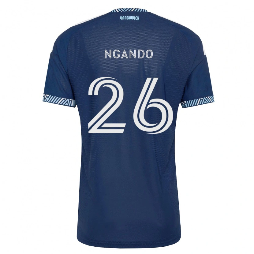 Danxen Kinder J.c. Ngando #26 Tiefblau Weiß Auswärtstrikot Trikot 2026/27 T-Shirt Schweiz