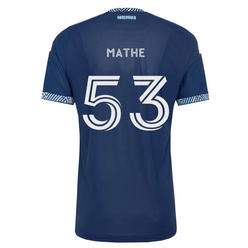 Danxen Kinder Immanuel Mathe #53 Tiefblau Weiß Auswärtstrikot Trikot 2026/27 T-Shirt Schweiz