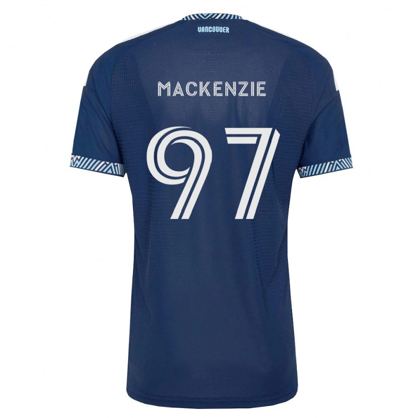 Danxen Kinder Liam Mackenzie #97 Tiefblau Weiß Auswärtstrikot Trikot 2026/27 T-Shirt Schweiz
