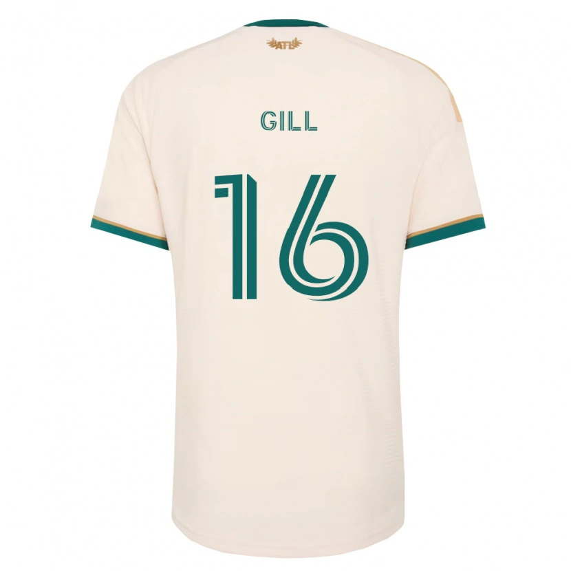 Danxen Kinder Adrian Gill #16 Champagner Grün Auswärtstrikot Trikot 2026/27 T-Shirt Schweiz