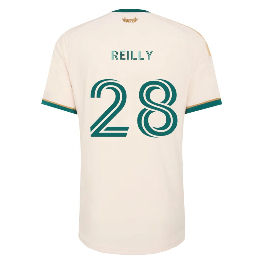 Danxen Kinder Will Reilly #28 Champagner Grün Auswärtstrikot Trikot 2026/27 T-Shirt Schweiz